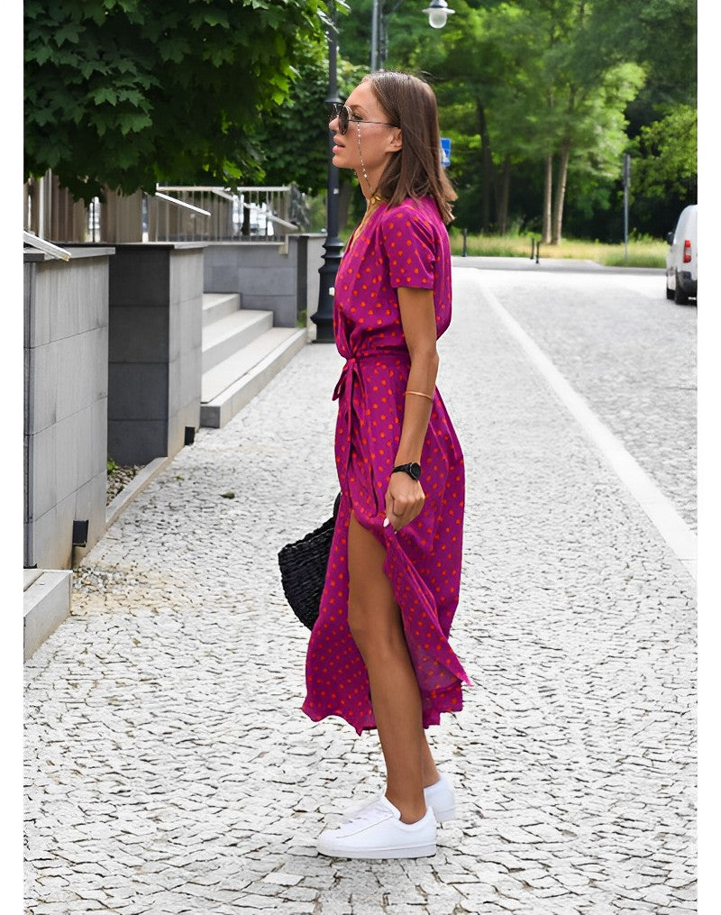 Zara - Sukienka w kwiaty na wiosnę/lato